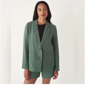 Frank & Oak Forest Green Blazer